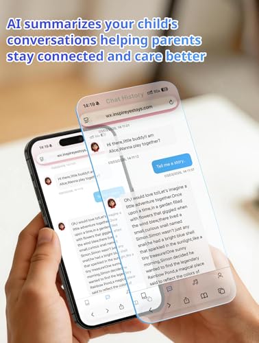 Image of Inspireyes Walkie Talkies for Kids Rechargeable, AI Toy for Kids with Parental Controls, Long Range with Flashlight, Interactive ChatGPT Toy, STEM Gift for Boys Girls Ages 3-12 Outdoor Play Camping
