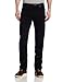Dickies Men's Regular Straight Fit 6 Pocket Jean, Rinsed Overdyed Black, 38x30