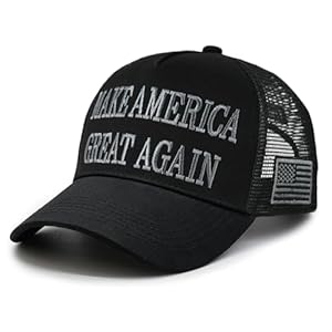 Dark MAGA Hat Trump Black Hat 2024 Make America Great Again Hat Donald Trump Merchandise Embroidered Baseball Cap