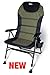 Earth Products Ultimate Camp Chair for Adults, 4-Position Outdoor Seating with New Adjustable Front Legs, Comfortable Built-in Pillow for Head Support, Ideal Fishing Chair, 300LBS Max Load