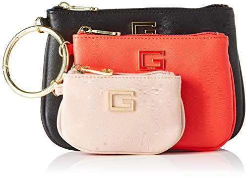 Preisvergleich Produktbild Guess Damen Nohea Pouch Reisezubehör-Brieftasche, Black Multi, Einheitsgröße