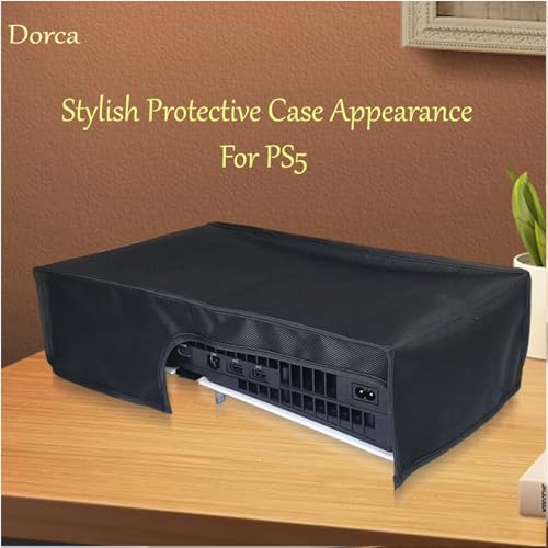 Image of Dust Cover for PS5 Console Digital Edition & Disc Edition Playstation5 - Horizontal Anti-Scratch Dust Guard, 1680D Oxford Cloth, Waterproof Protective Premium Quality, Durable & Stylish Design