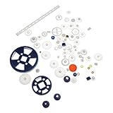 CALLARON 1セット ギア キット ウォーム ギア ギア シングル 減速 ギア 80個