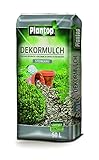 naninoa Plantop. DEKOR-Mulch 50 l. Holzschnitzel, Hackschnitzel, Dekomulch, Holzspäne, Rindenmulch. Farbe: Grau STEINGRAU