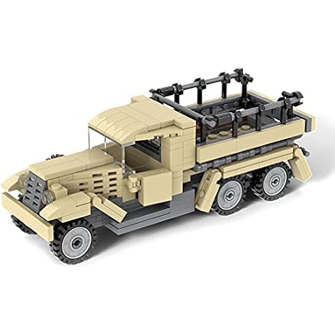 Myste Technics Military Type 94 Truck, 258Pcs WW2 Army Type 94 Tank Creative DIY Building Blocks Model, Construction Set Compatible with Lego Technic, 17 x 5.5 x 6.5cm (24Z6W6113324K4O) Cover