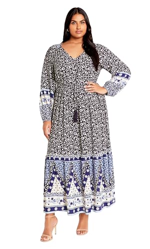 City Chic Women's Plus Size Maxi Faith Dress, 14