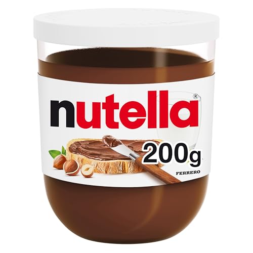 Nutella Hazelnut Chocolate Spread with Hazelnut Pancakes Breakfast Snacks Unique Recipe for a Smooth Texture and an Unmistakable Taste 1x 200g Jar