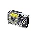 Produktbild CASIO EZ-Label Printer XR-12YW1 Schriftband selbsthaftend 12 mm x 8,0 m schwarz auf gelb