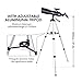 ESSLNB Telescopio 40080 Telescopio Astronomico con 10X Adaptador de Telefono Ajustable Trípode...