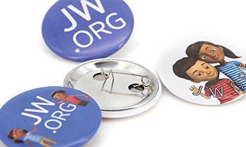 Jw.org Buttons Jehovah's Witnesses Button Perfect Present For Jw.org Sophia Caleb Buttons (Kids-40 Pack) #TOP5