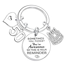 50th Birthday Keychain