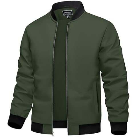 TACVASEN Lightweight Water-Resistant Bomber Jacket Cover