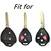 WFMJ Black Carbon Fiber Silicone 2 3 4 Buttons Remote Smart Key Chain Cover Case For Toyota Camry Avalon Corolla Matrix RAV4 Venza Yaris 4Runner Land Cruiser Scion iQ tC xB xD Pontiac Vibe