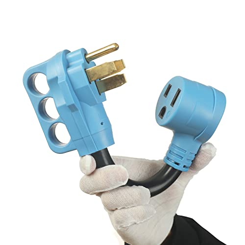 RV Plug 50 Amp to Welder Power Adapter NEMA 14-50P to 6-50R 8/3 AWG