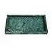 ZIQIDONGLAI Vassoi Decorativi Marmo Naturale Rettangolo di Lusso Vanity Vassoio Organizzatore for Bagno/Cucina/Coffeeshop Tavolo da Cucina Bagno (Color : Green, Dimensione : 28x16x3cm)