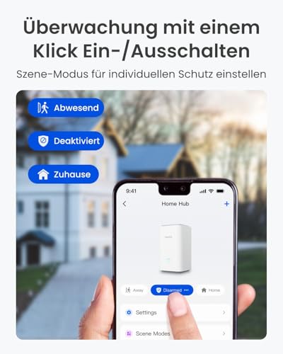 Reolink 2K Überwachungskamera Aussen Set WLAN mit Solar-/Akkubetrieb, Lokale Speicherung, 360° Schwenk- & Neigefunktion, Kamera Outdoor mit IR-Nachtsicht, Home Hub mit 2X Argus PT Lite +Solarpanel