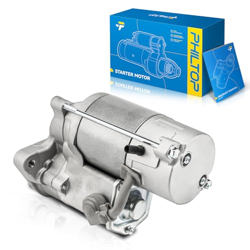 Image of PHILTOP Starter Motor 17706N Compatible with 2.7L for:,1994-1998 T100,1995-2015 Tacoma,1996-2000 4Runner Automatic,2010-2010 4Runner Automatic 12V 2.0KW9 Teeth 17706