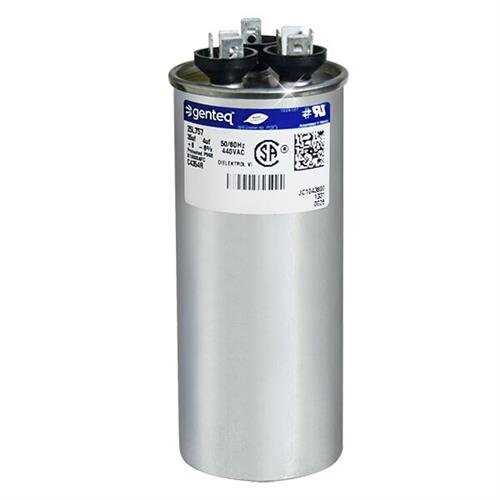 Packard PRCFD354 - 35 + 4 uF MFD x 440 VAC Genteq Replacement Dual Capacitor Round # C4354R / 25L757