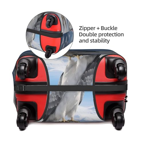 Eagle Suitcase Covers for Luggage, Dustproof Anti-scratch Wheeled Case Cover, Washable Protector Fits 18" - 21" Suitcases4