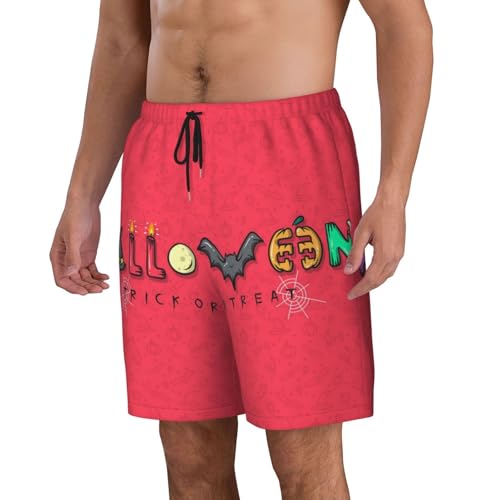 Men's Beach Shorts Halloween Mens Swim Trunks Board Shorts with Pockets Swimwear Bathing Suits2