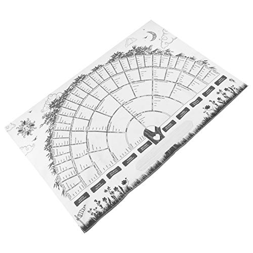 OFFSCH Póster Árbol Genealógico Familiar Lienzo Resistente Decoración Para Rellenar Historia y Miembros Familiares Chart Genealógico Práctico Para Investigación y Exhibición Casa