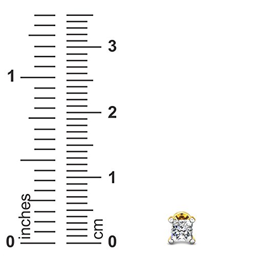 CANDERE - A KALYAN JEWELLERS COMPANY Yellow Gold 18K (750) BIS Hallmark Single Stone SI IJ Diamond Nosepin for Women - Image 4