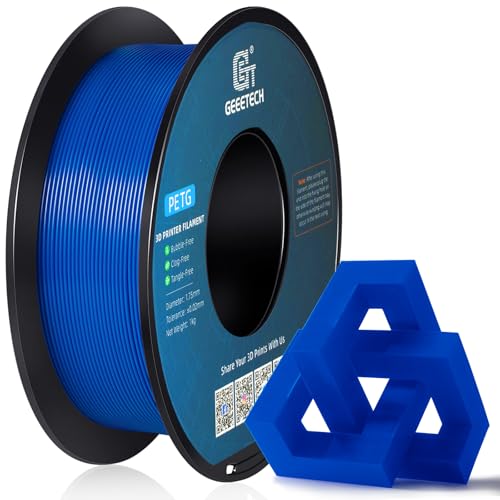 Geeetech PETG Filament 1.75mm, Upgrade Stronger Toughness Printing Consumables, Diameter Tolerance +/-...