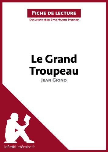 Le Grand Troupeau de Jean Giono (Fiche de