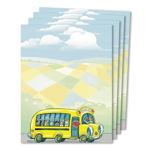 Geographics School Bus Stationery Paper