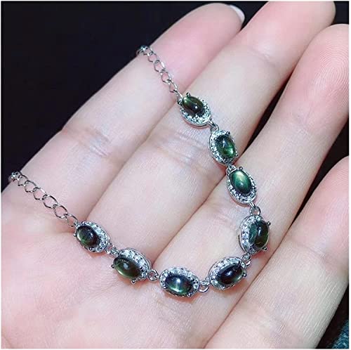 Bracelet en saphir naturel et argent 925, le bijou élégant à porter au quotidien