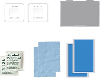 ICRPSTU Película protetora de lente de câmera compatível com drone DJI Air 2S, acessórios à prova de impressões digitais, película de vidro temperado, película protetora de lente de câmera