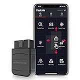 OB D Resource OBD2 Bluetooth 4.2 OBD 2 Diagnosegerät OBDII KFZ Auto Diagnose Scanner Tool für IOS & Android Handy Lesen/Löschen Motor Fehlercode und Batterie Test