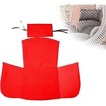 Hanging Egg Chair Cushion Cover - Waterproof Outdoor Single Seat Swing Egg Chair Cushion Cover with Zipper Only Cover A