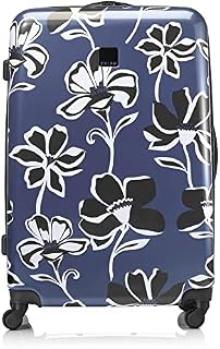 Tripp BlueWhite Lily Large 4 Wheel Suitcase