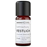Duftöl Weihnachten "festlich" (10ml) Duftmischung mit ätherischem Öl von wesentlich für Duftlampe und Diffuser