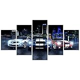 American Car Posters of Sports Cars Ford Mustang Chevrolet ​Camaro Dodge Challenger HD Print on...