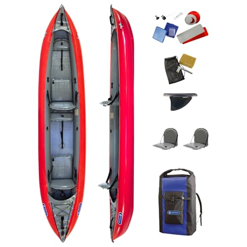 Gumotex Thaya 2 Personen Kajak Drop Stitch Luftboot rot + Pumpe + PADDEL- B2B Grosshandel Hollly Produkte STABIELO - AUS Produktion 2022 -