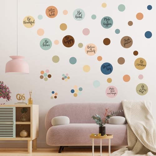 Vinilo decorativo puntos motivacionales para pared miniatura 5