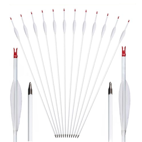 PHILOCS 12 pz Tiro con Arco Flechas de Caza Spine 600 Flecha de Carbono Puro 4