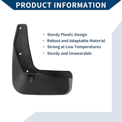 Image of Mud Flaps Splash Guards W /Mount Accessories for Citroen C4L 2013-2019 Front Rear Mud Guards 1 Set