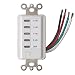 Bathroom Fan Auto Shut Off 1/2/4/8 Hour Preset Countdown Wall Switch Timer - White (1)