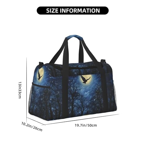 Night Sky print Weekender Overnight Carry On Bag Gym Luggage Bag Duffel Bag for Travel Women4