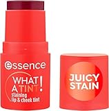 essence | What a Tint! Staining Lip & Cheek Tint | Long-Lasting Balm Blush & Lip Stain | Lightweight, Easy to Blend Jelly Balm | Vegan & Cruelty Free (20 Grapefruit Bliss)