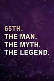  Product Planner - Vintage Dude The Man Myth Legend 65 Yrs 65th Birthday Art: Plan & Create New Physical Products - Suppliers, Costs, Inventory & Pricing - Manage 20 Products in your Business,Gym