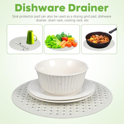 Estera para fregadero de cocina flexible de goma miniatura 5