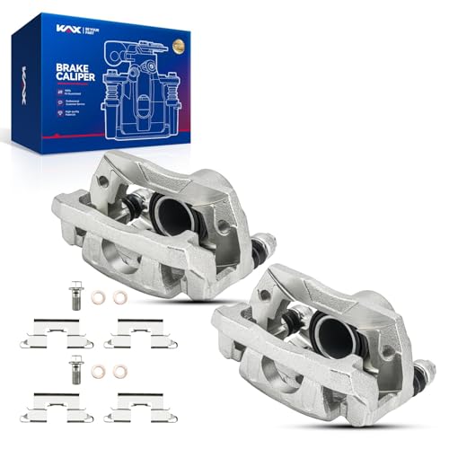 Image of KAX Disc Brake Caliper Assembly Fit for Ford Edge 2007 2008 2009 2010, Mazda CX-7 2007 2008 2009 2010 2011 2012, Lincoln MKX 2007-2010, #18B5042+18B5043 brake caliper, Rear Left and Right Side