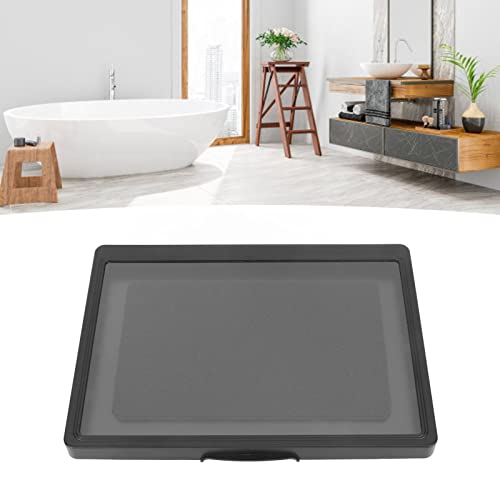 Support de téléphone de douche étanche noir rotatif en ABS