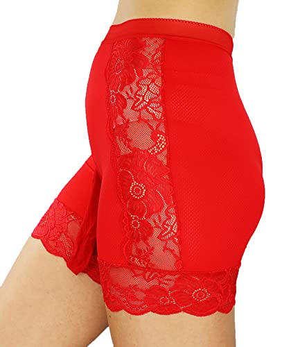 Mona's Choice Womens & Mens Boy Short Panties with Lace Trim/Mens Sissy Panties3