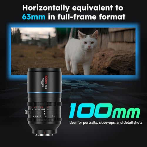 SIRUI 100mm T2.9 1.6X Full-Frame Anamorphic Lens Cinema Lens (RF Mount) by Sirui - Image 7