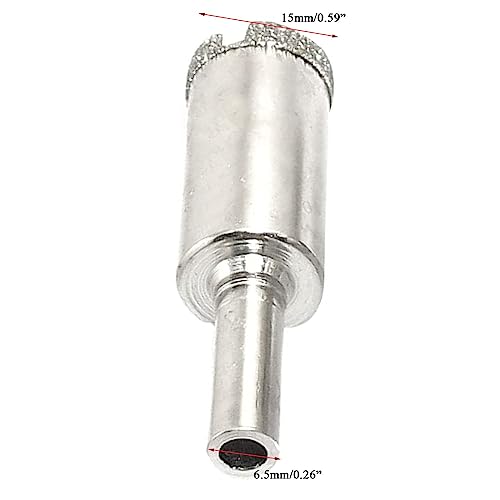 TOP-VIGOR 2Pcs 15mm Diamond Drill Bit Hole Saw, Hollow Core Drill Bit Hole Saw Tools - Image 2